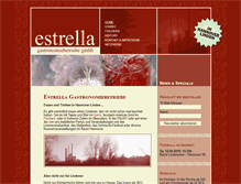 Tablet Screenshot of estrella-gastro.de